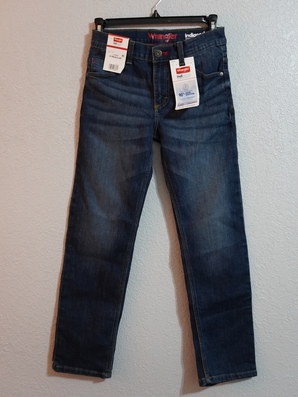 Wrangler Boys Dark Blue Denim Jeans